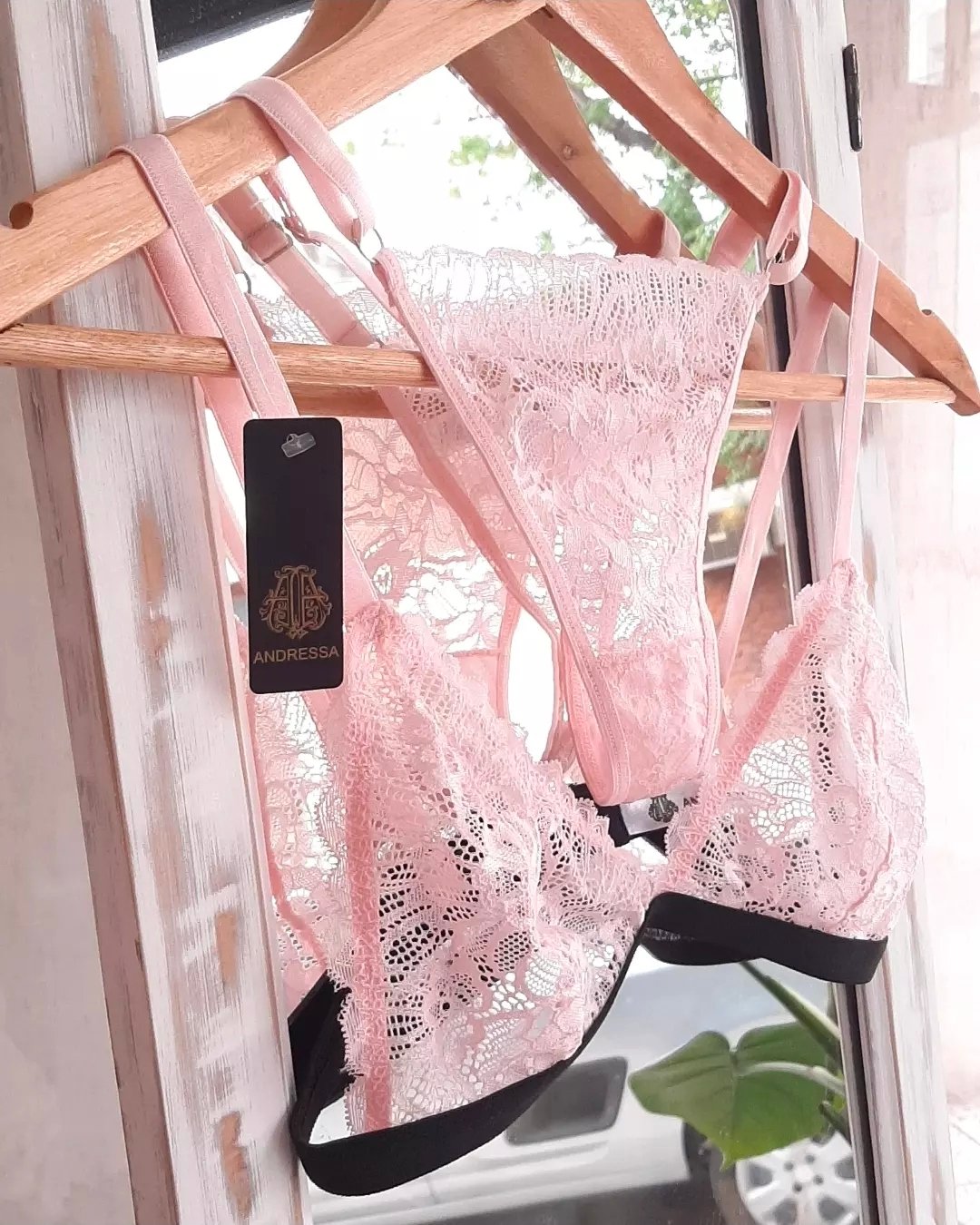 Conjunto Bralette de puntilla
