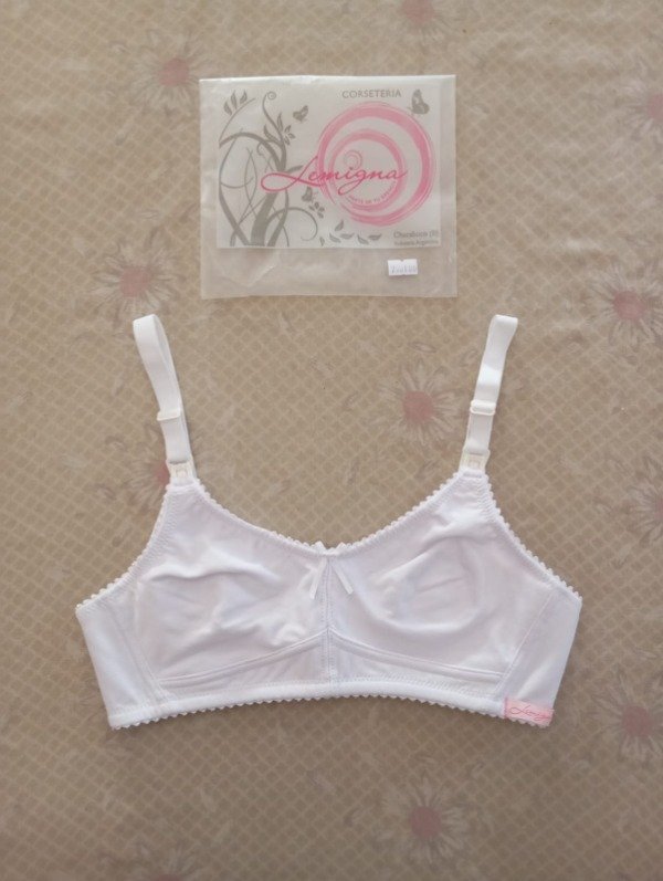 Corpiño maternal algodón y lycra ' LEMIGNA'