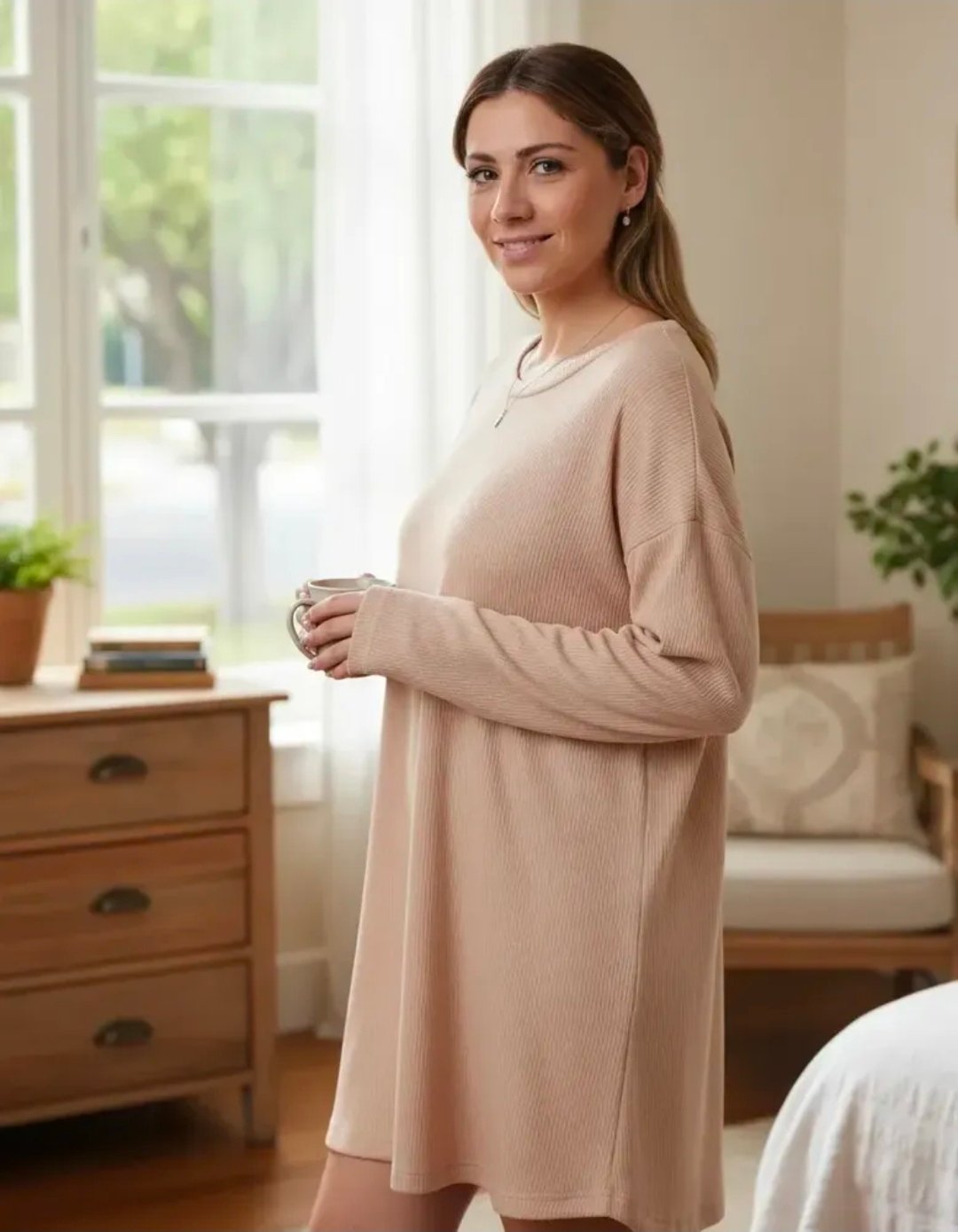 Camisón suave de lanilla