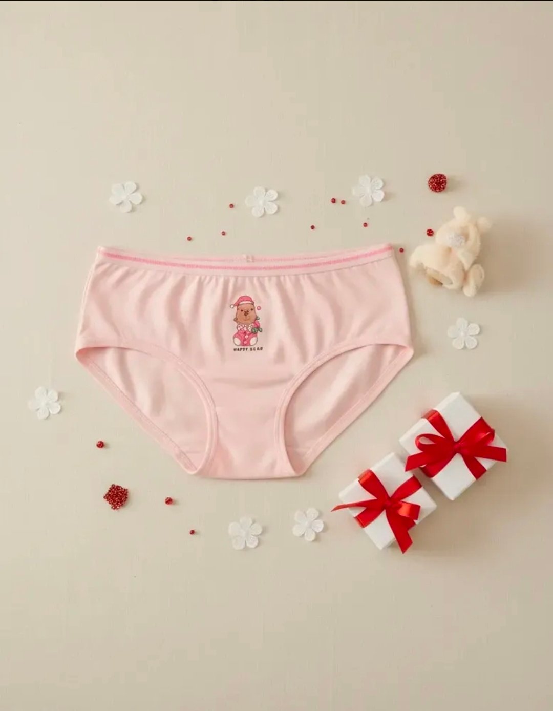 Bombacha Navidad rosa